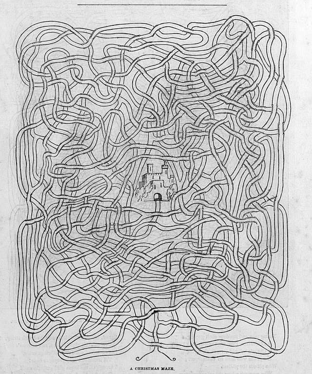 1853 xmas maze